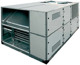 Generatore d'aria calda Roof Top Combi